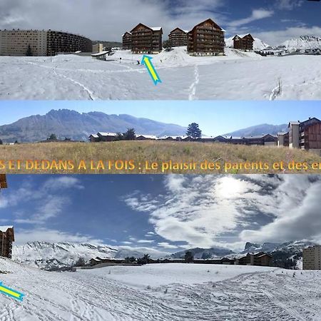 Appartement 8-10 Personnes Superdevoluy Hautes Alpes Rez De Chaussee Vue Panoramique 3 Chambres Saint-Étienne-en-Dévoluy 外观 照片