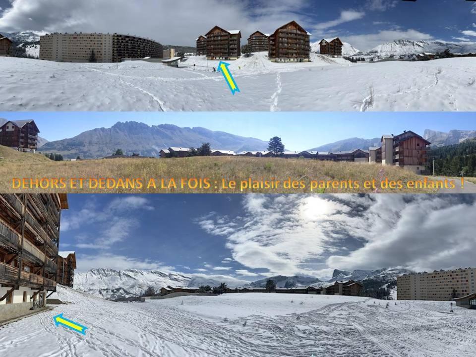 Appartement 8-10 Personnes Superdevoluy Hautes Alpes Rez De Chaussee Vue Panoramique 3 Chambres Saint-Étienne-en-Dévoluy 外观 照片