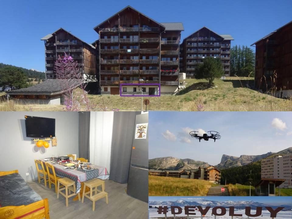 Appartement 8-10 Personnes Superdevoluy Hautes Alpes Rez De Chaussee Vue Panoramique 3 Chambres Saint-Étienne-en-Dévoluy 外观 照片