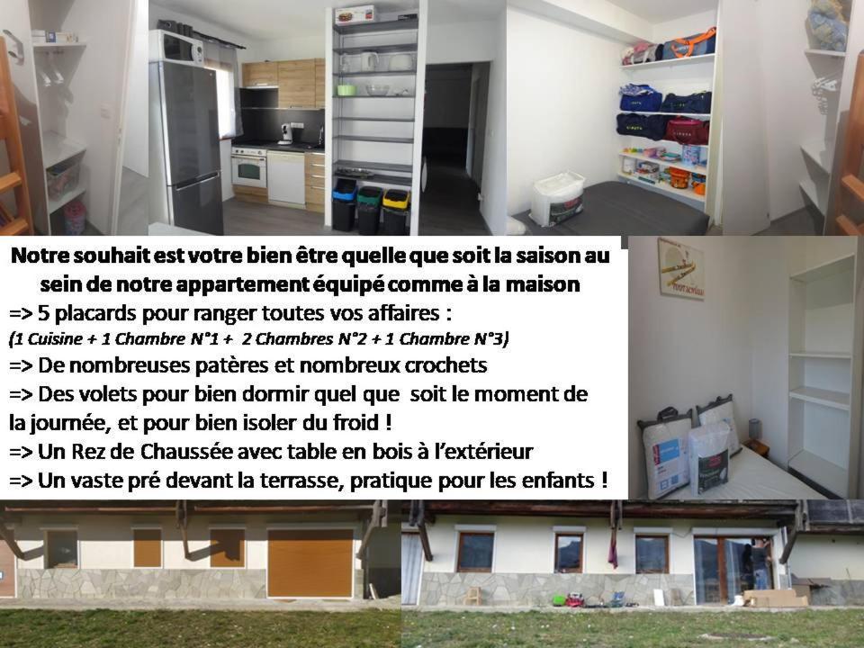 Appartement 8-10 Personnes Superdevoluy Hautes Alpes Rez De Chaussee Vue Panoramique 3 Chambres Saint-Étienne-en-Dévoluy 外观 照片
